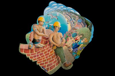 The Young Builder, 2010 (gemide akrilik) by Tony Todd